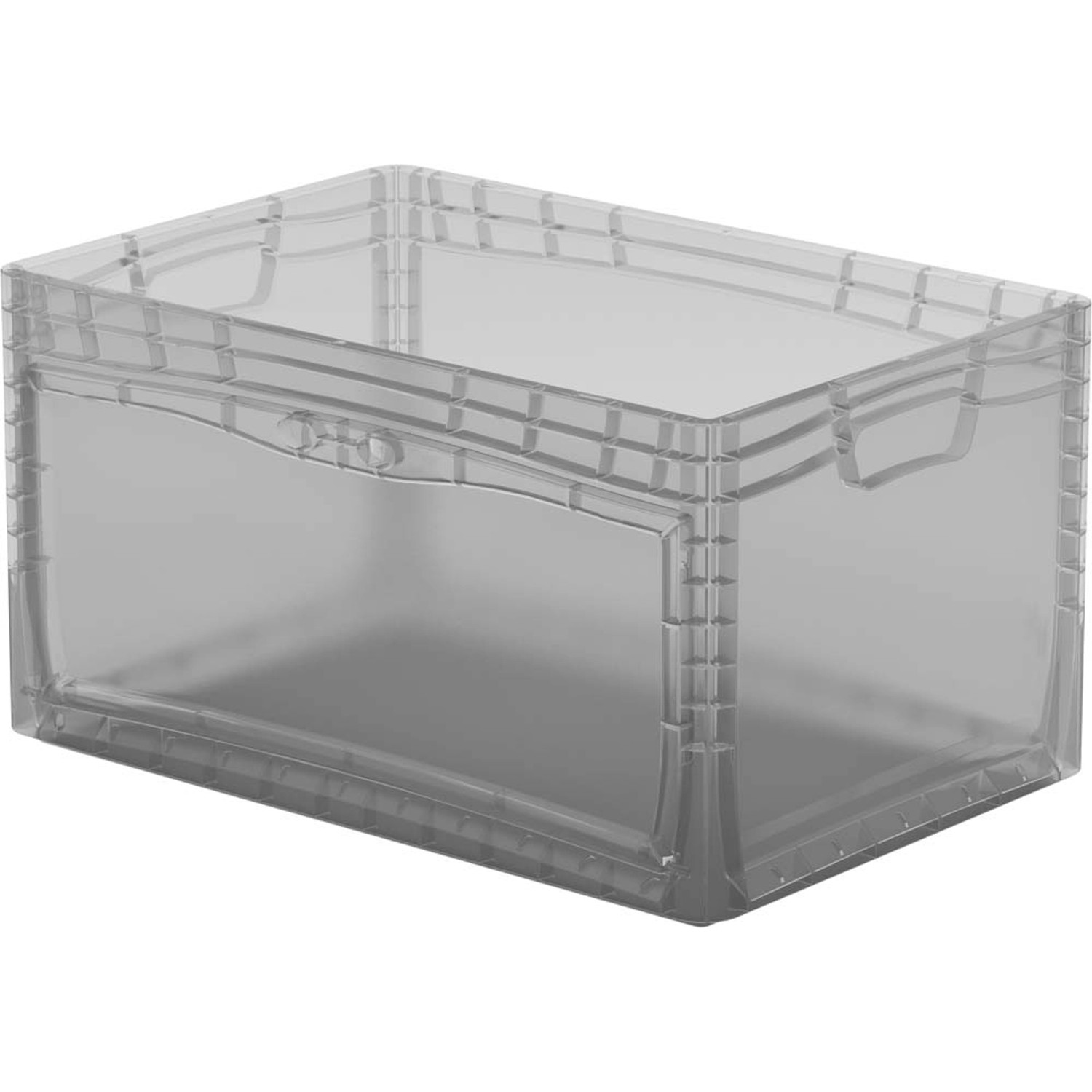 Pojemnik EUROBOX z klapą transparentny 62 l