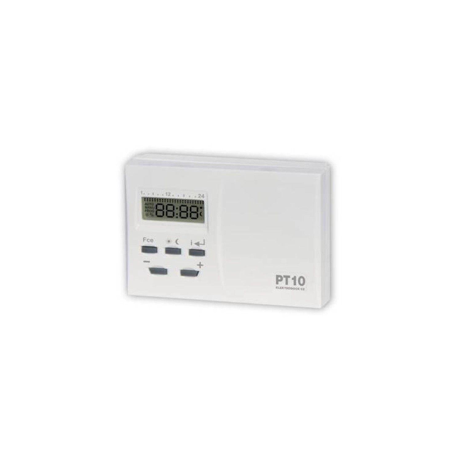 Termostat przewodowy tygodniowy PT10 11,4x7,6x2