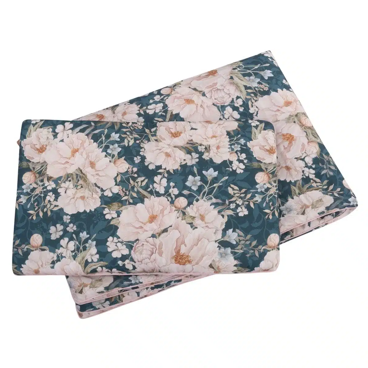 Pościel bambusowa z wypełnieniem Peonie Granat rozmiar do wyboru - S: 75x100 + poszewka 40x30
