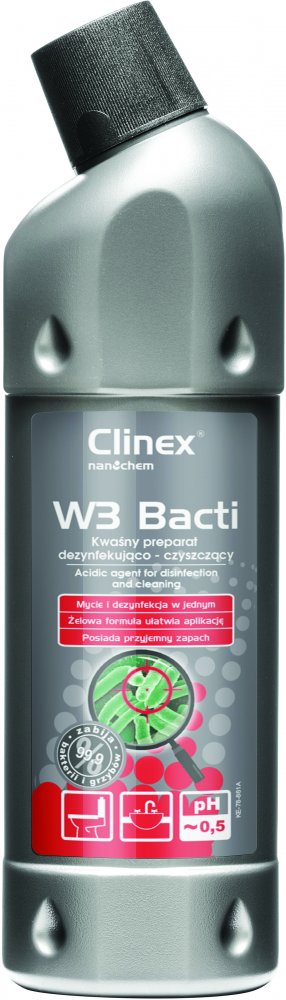 Preparat dezynfekująco-czyszczący Clinex W3 Bacti, 1l