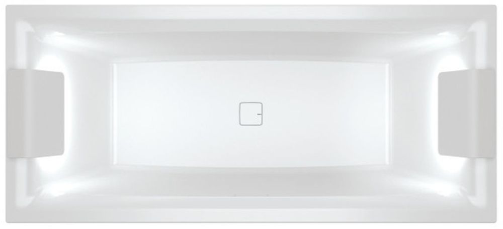 Riho Still Square LED wanna prostokątna 170x75 cm biały błyszczący B100005005