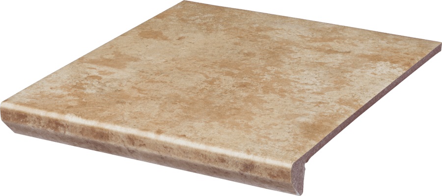 Paradyż Ilario stopnica 30x33 cm STR prosta kapinos beżowy mat