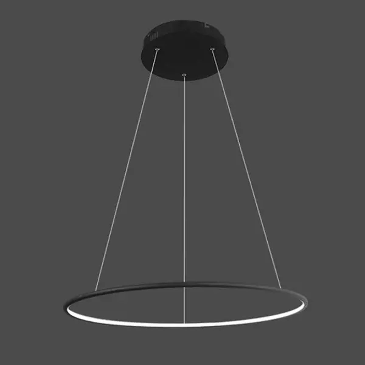 Altavola Design Ledowe Okręgi lampa wisząca 1x32W LED czarna LA073/P_60_in_4k_32W_black