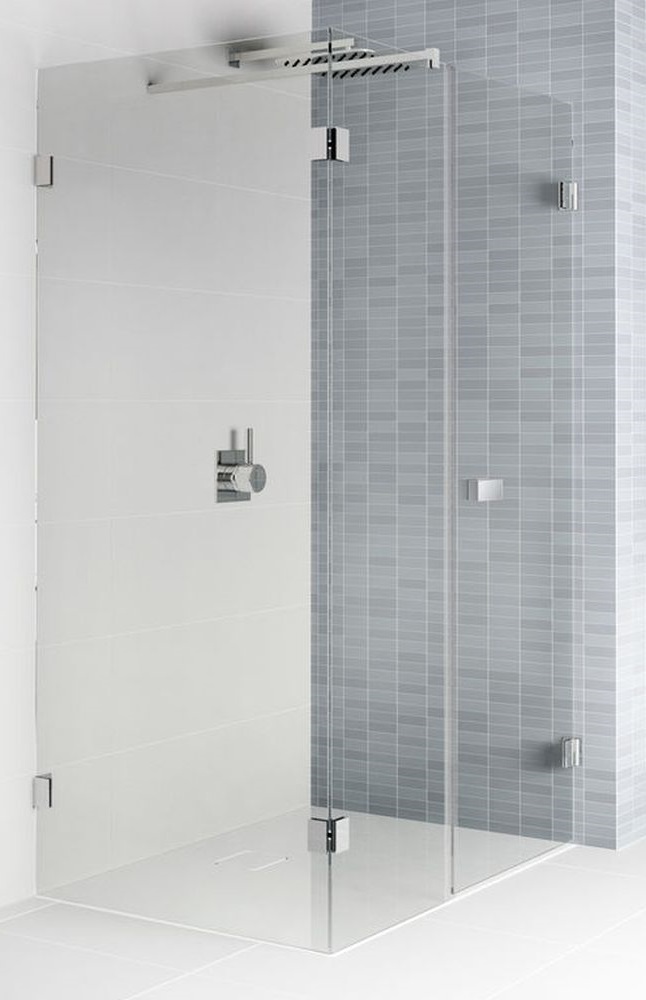 Riho Scandic NXT X204 kabina prysznicowa 90x90 cm kwadratowa prawa chrom błyszczący/szkło przezroczyste G001080120