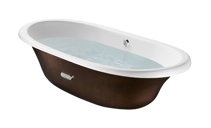 Roca Newcast Classic wanna wolnostojąca 170x85 cm biały/miedziany A233650008
