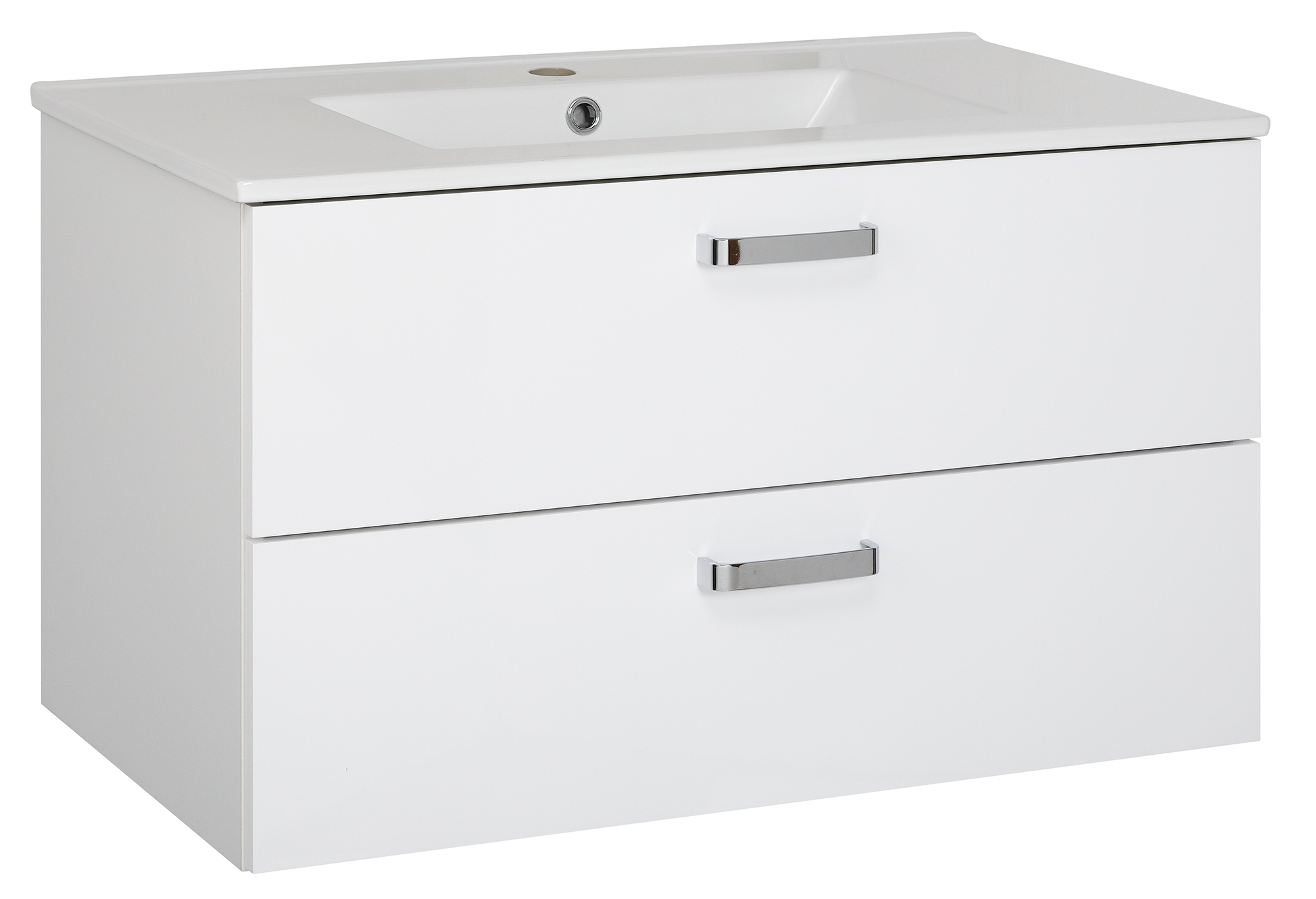Astor Toscania umywalka z szafką 80 cm biały połysk AM-TOC-802-02