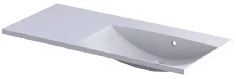Oristo Uni umywalka 100,2x46 cm prostokątna meblowa biała UME-AM-100-92-P-BO