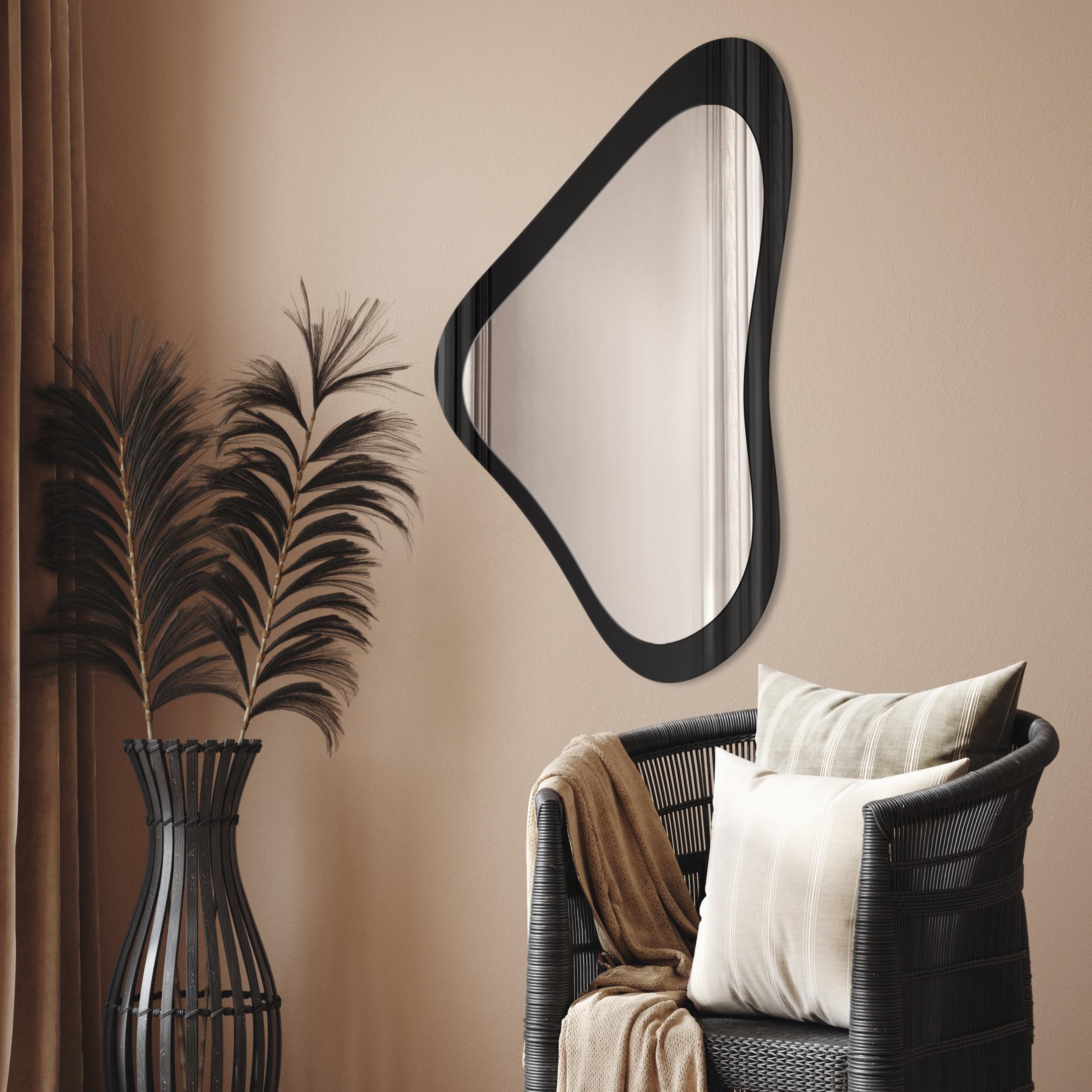 Guarda Atlas Black lustro 65x160 cm czarny/srebrny TOS-ATL-BLACK-65x160