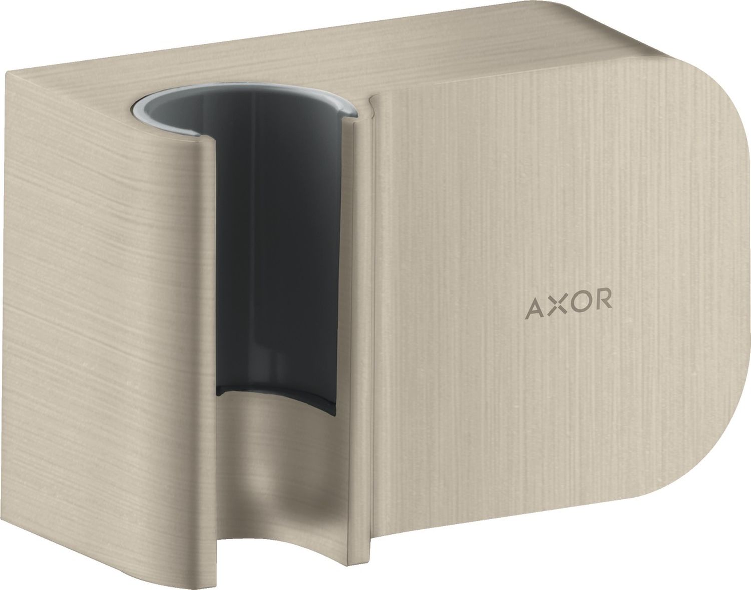 Axor One przyłącze kątowe z uchwytem Porter nikiel szczotkowany 45723820