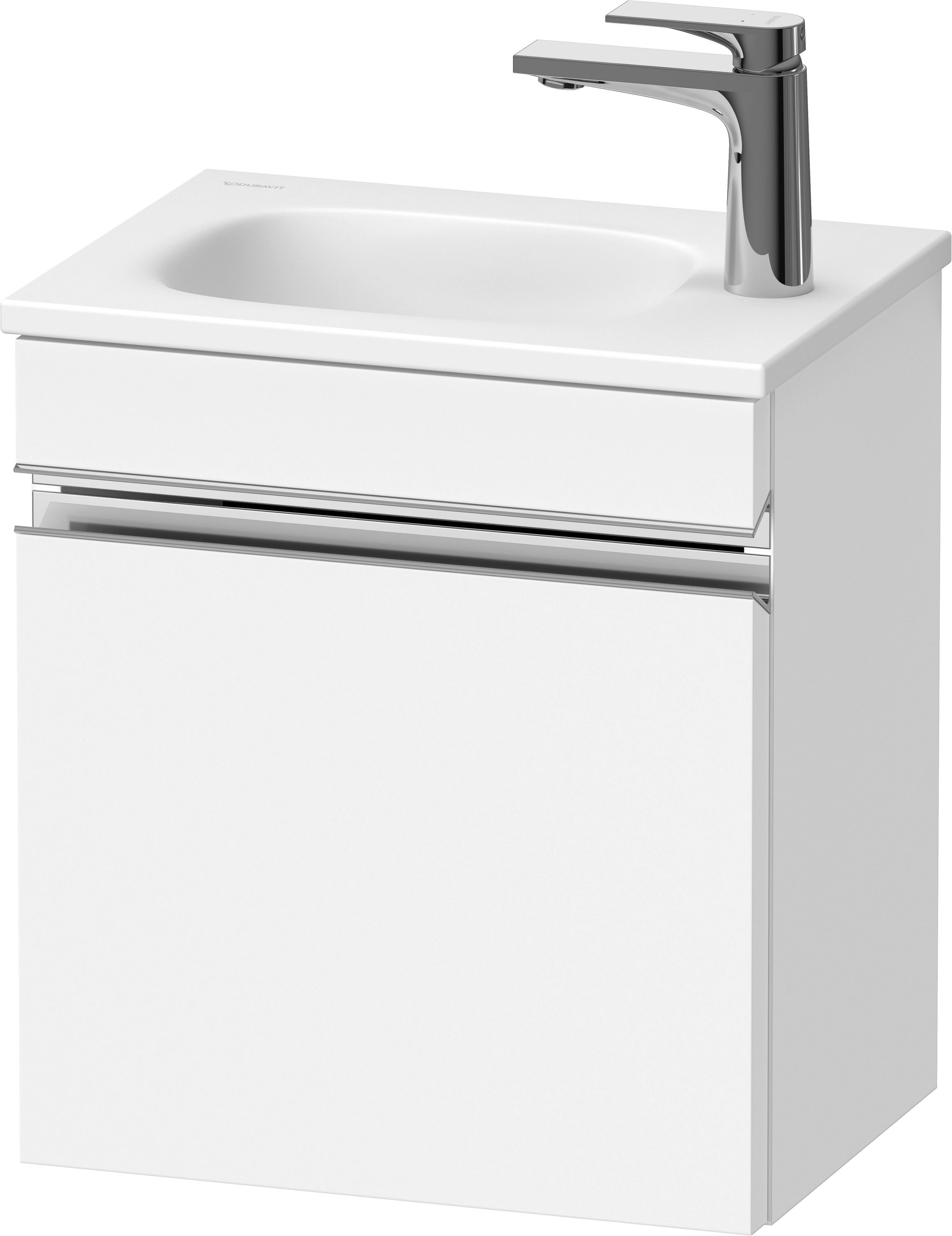 Duravit Sivida szafka 40x29,5x44 cm podumywalkowa wisząca biała-chrom SV4649L10180000
