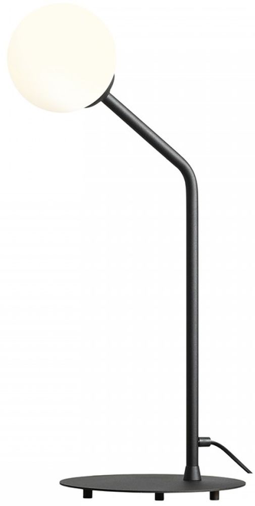Aldex Pure lampa biurkowa 1x40W czarna/biała 1064B1