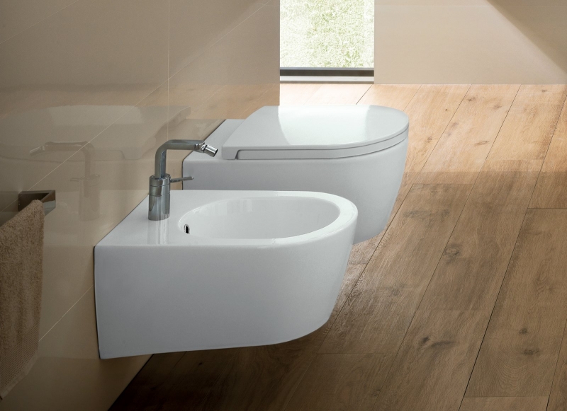 Hatria Fusion bidet wiszący biały Y1D901