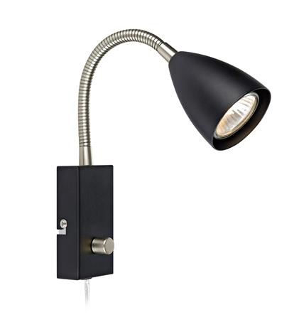 Markslöjd Ciro kinkiet 1x7W czarny/stal 107409