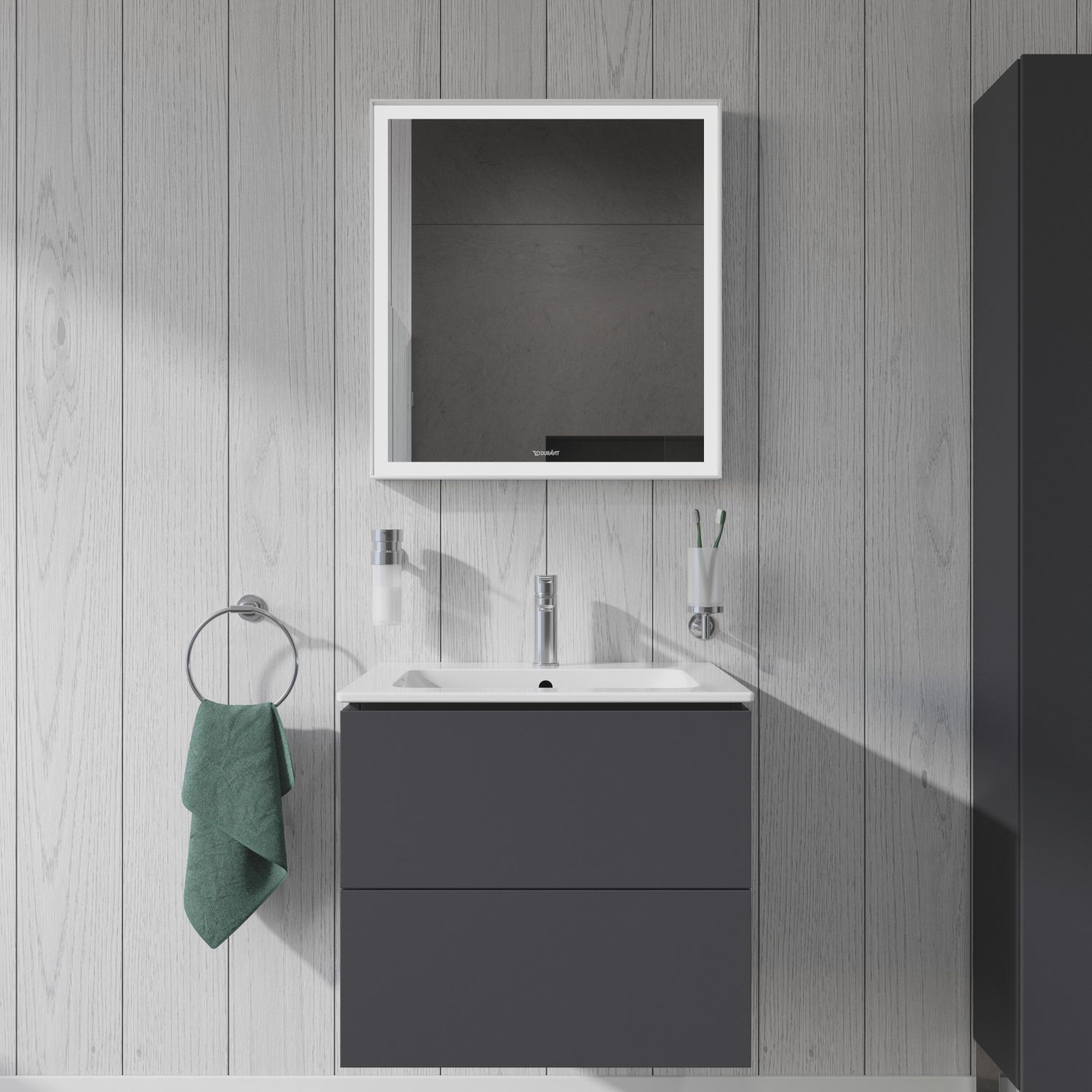 Duravit ME by Starck umywalka 63x49 cm meblowa prostokątna WonderGliss biała 23366300001