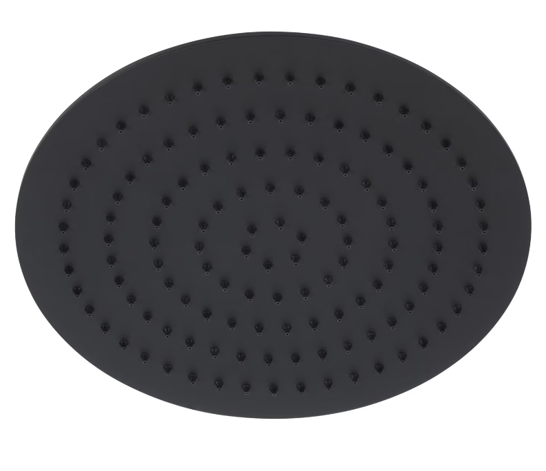 Kronenbach Supra 2.0 deszczownica 30x30 cm okrągła czarna 153765001904SMN
