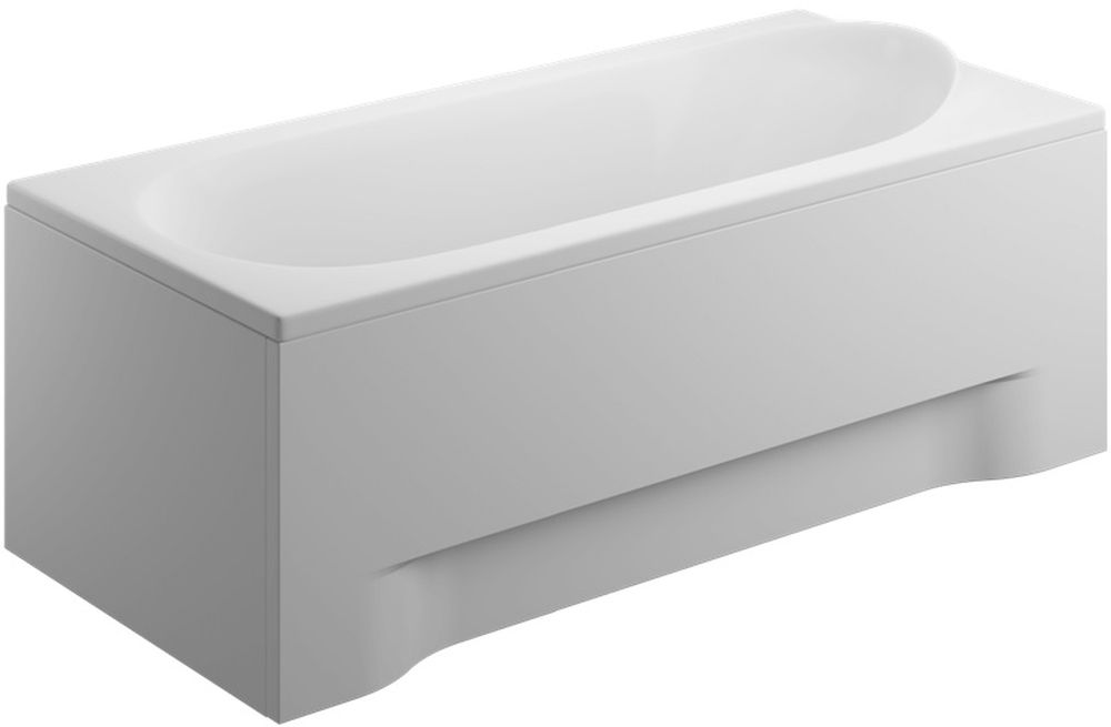 Polimat Medium panel boczny do wanny 80 cm biały 00810