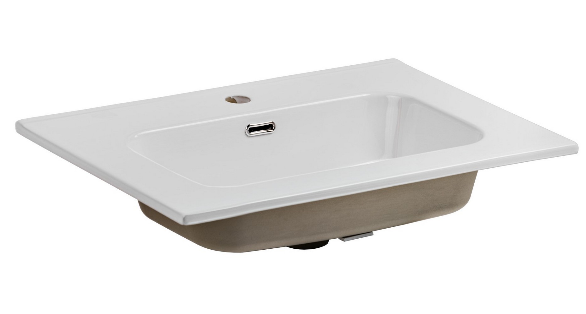 Comad Go umywalka 61x46 cm prostokątna nablatowa biała GO60/DP-8095
