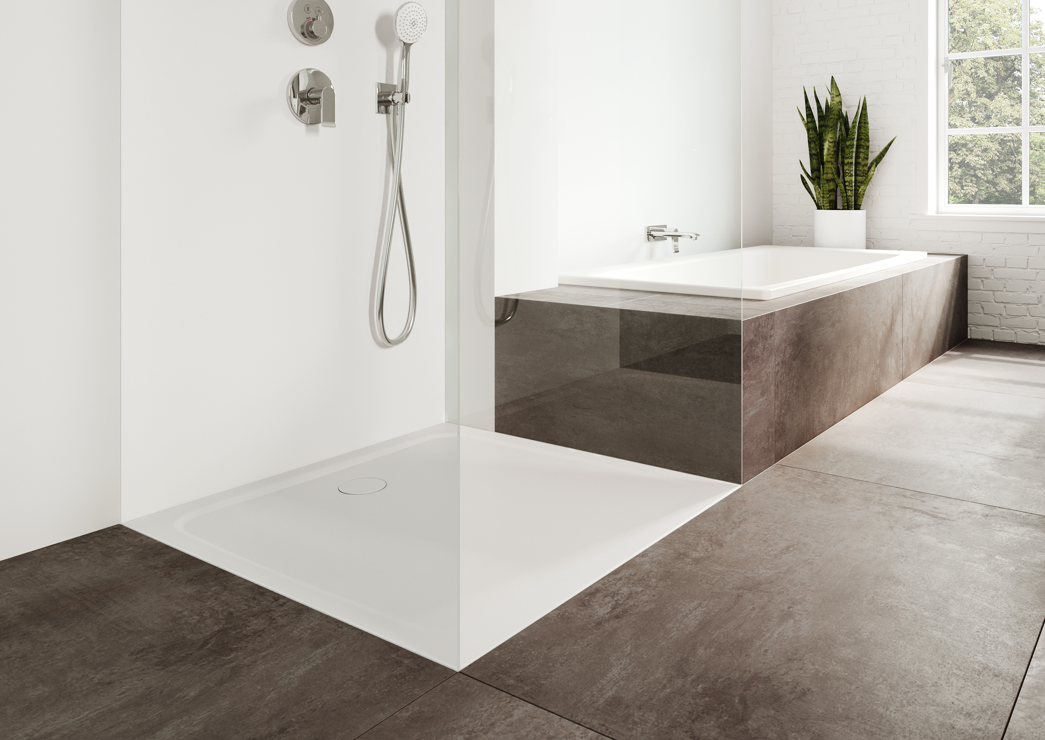 Kaldewei Cayonoplan brodzik 90x90 cm kwadratowy model 2254-5 z obniżonym nośnikiem styropianowym biały mat 361447980711