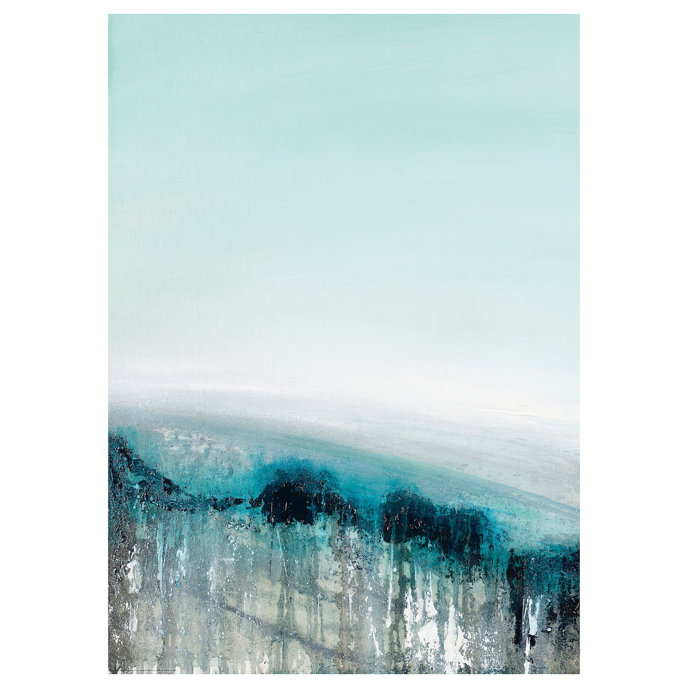 IKEA BILD Plakat, krajobraz w błękicie, 50x70 cm