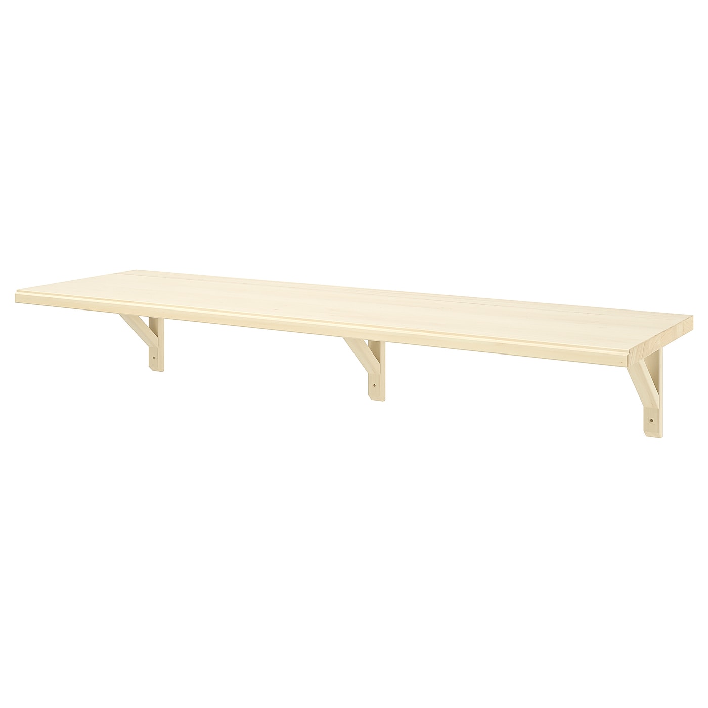 IKEA TRANHULT / SANDSHULT półka ścienna, osika, 120x30 cm