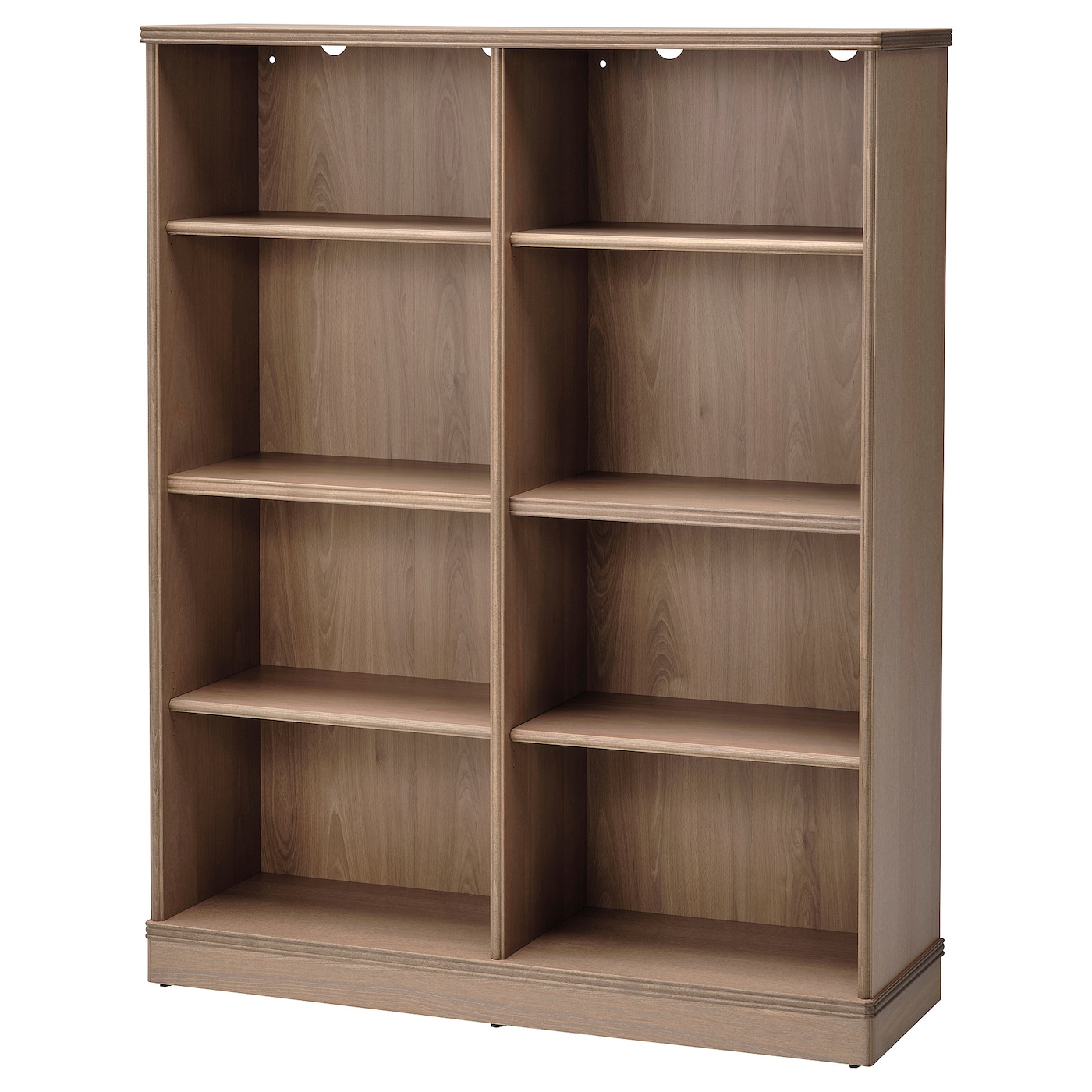 IKEA LANESUND regał, szarobrązowy, 121x37x152 cm