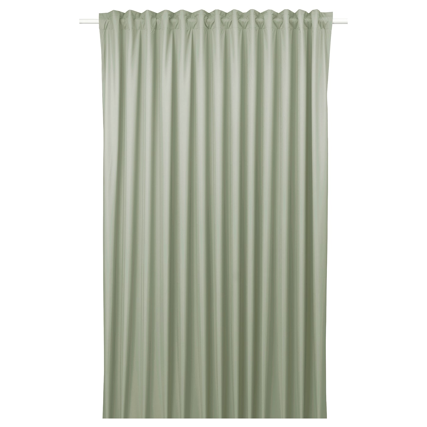 IKEA BENGTA zasłona zaciemniająca, 1 szt, zielony/na taśmie, 210x300 cm