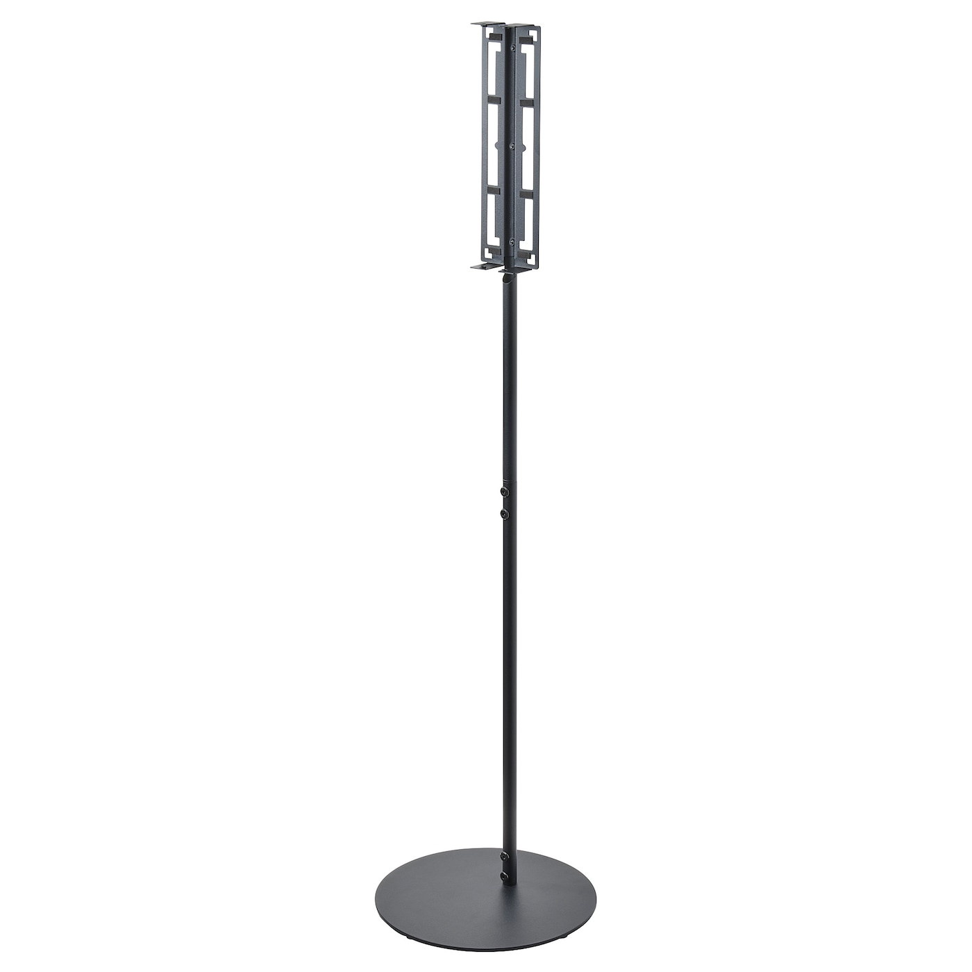 IKEA SYMFONISK stojak podłog głośnika regałowego, czarny, Średnica podstawy: 30 cm