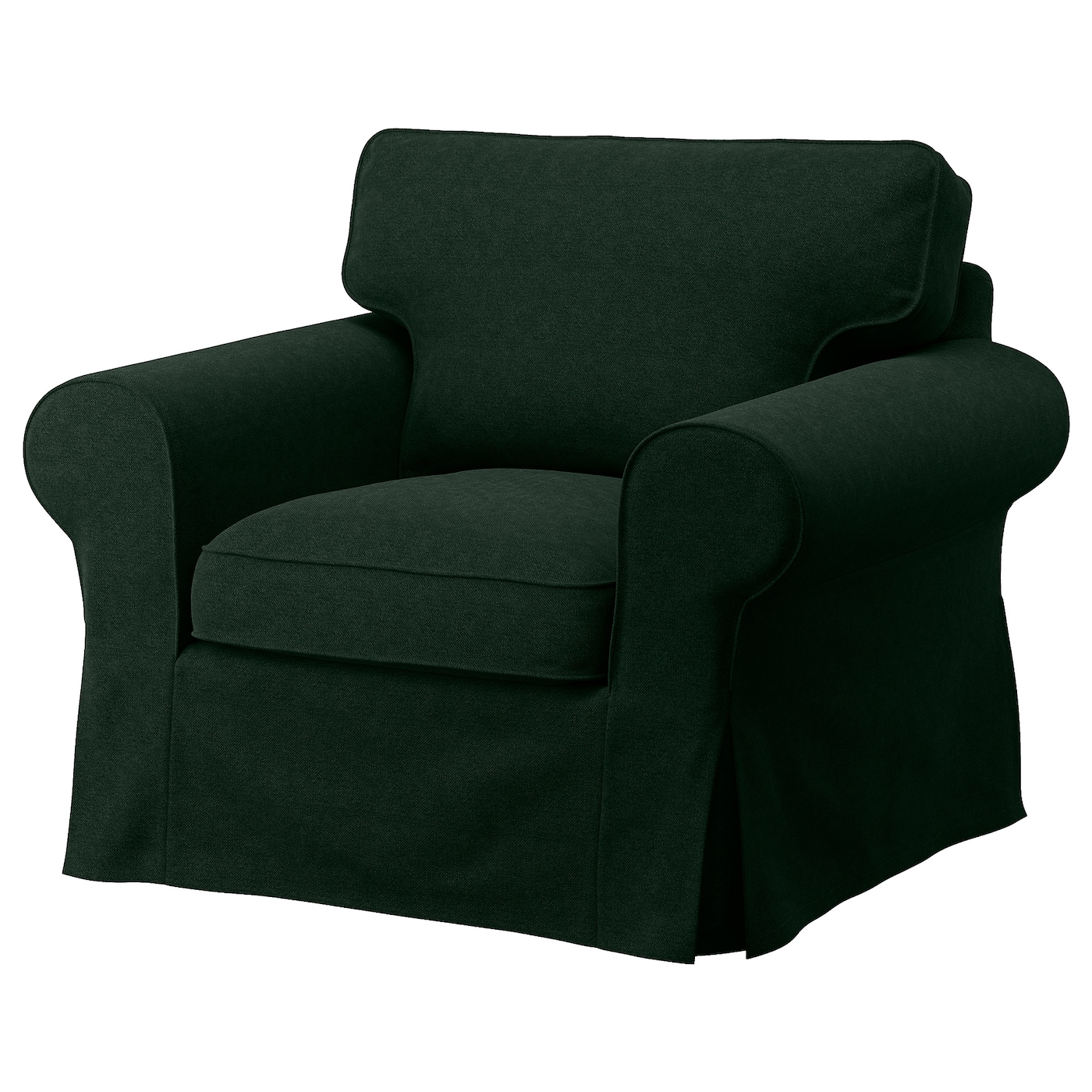 IKEA EKTORP fotel, Tallmyra ciemnozielony, Szerokość: 104 cm