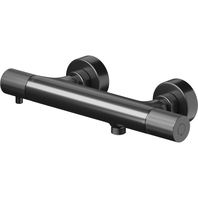 CERSANIT Bateria prysznicowa ścienna ZEN termostatyczna gun metal S95
