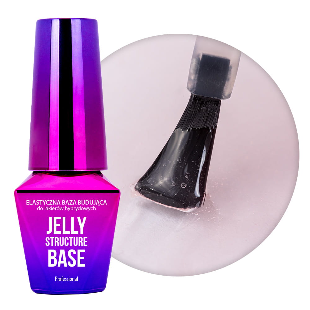 Twarda baza do rekonstrukcji Jelly Structure Clear Pink Base 10 g