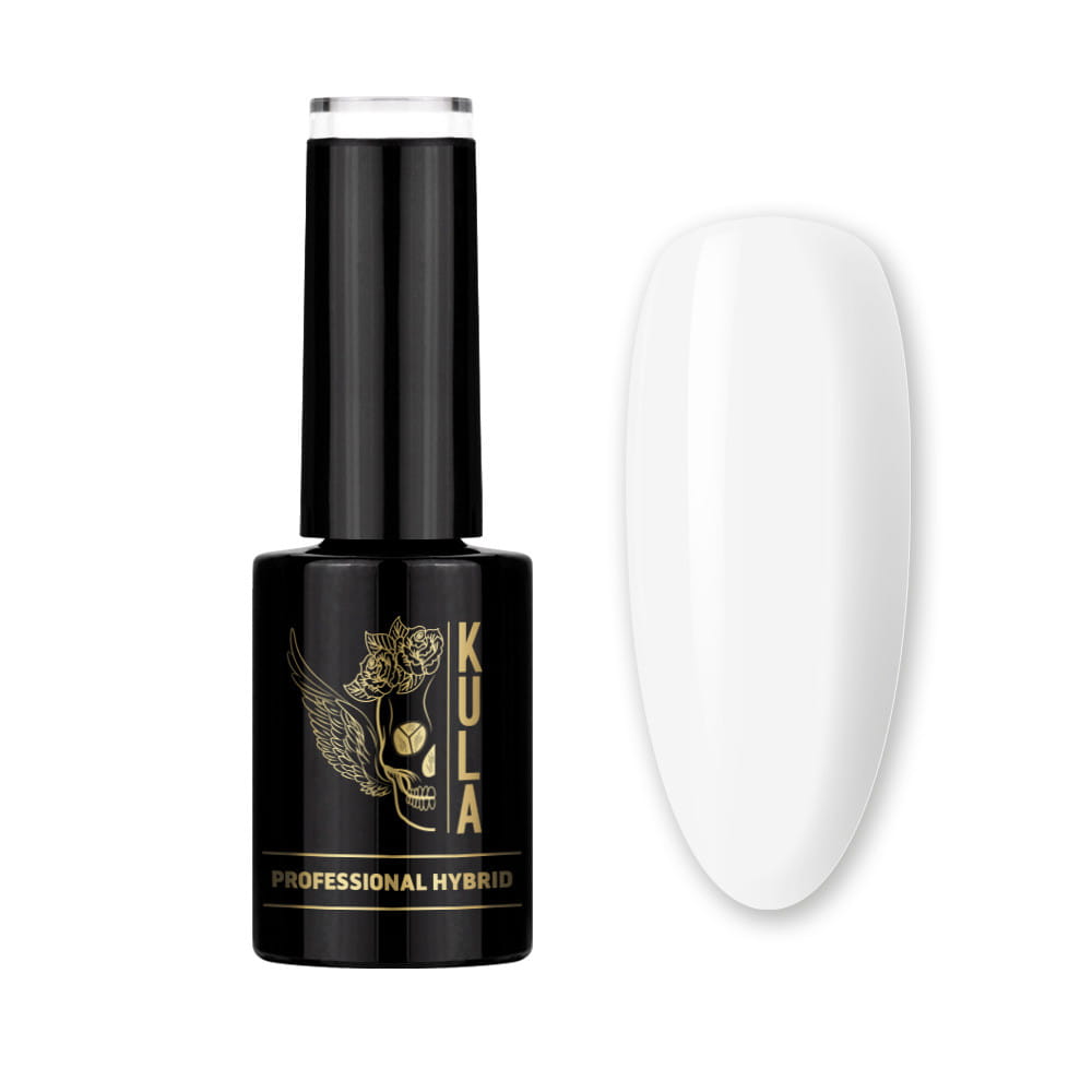 Lakier hybrydowy Kula Nails White is White 7 g