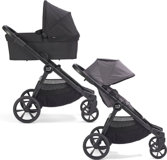 Baby Jogger City Select2 - uniwersalny wózek głęboko-spacerowy 2w1-Radiant Slate