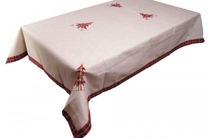 Obrus świąteczny MIŁKA rozmiar 130x180 wzór h632c
