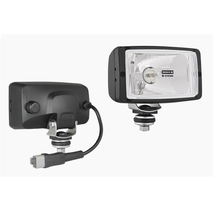 Halogenowa lampa robocza złącze DT04-2P i żarówka LPR6FF.46411 Wesem