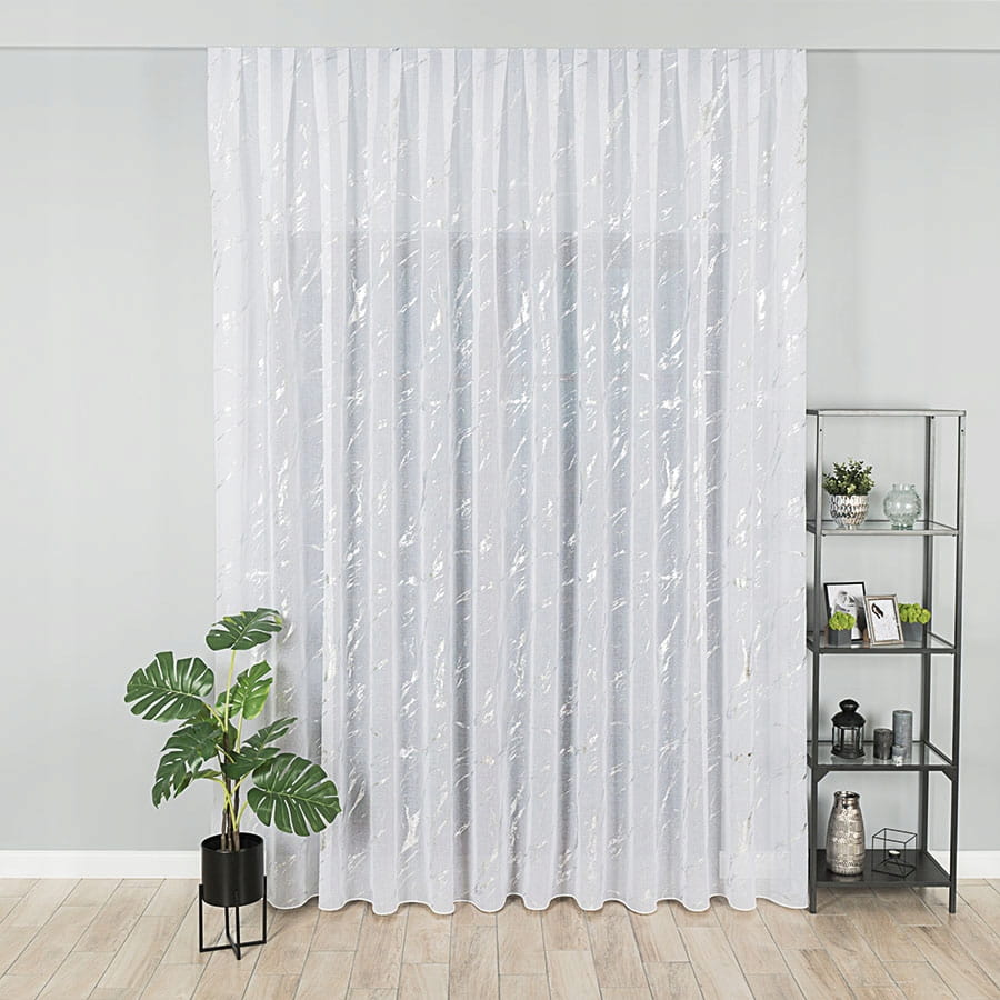 Firanka Anutka 270x350 na przelotkach FIRANA DŁUGA - elegancka, ciężka,