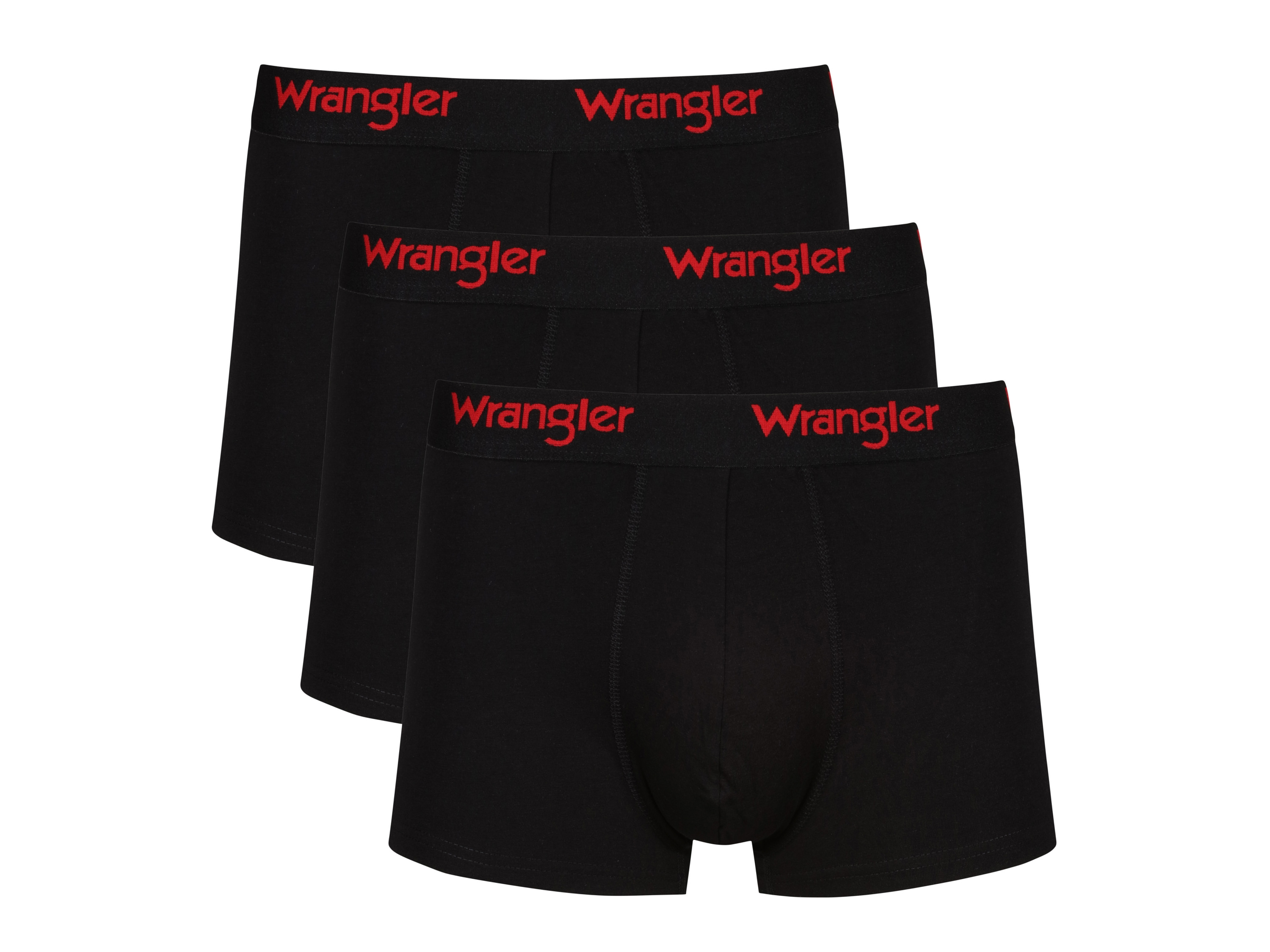 Wrangler Bokserki męskie, 3 pary Czarny, L
