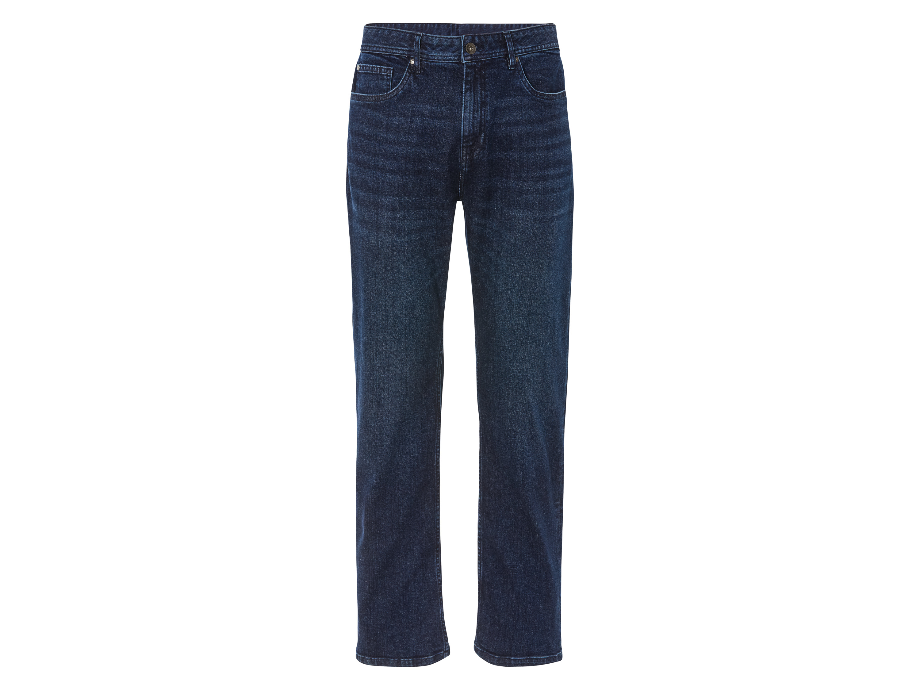 Livergy Jeansy męskie z bawełny, Relaxed Fit Niebieski, 54 38/32