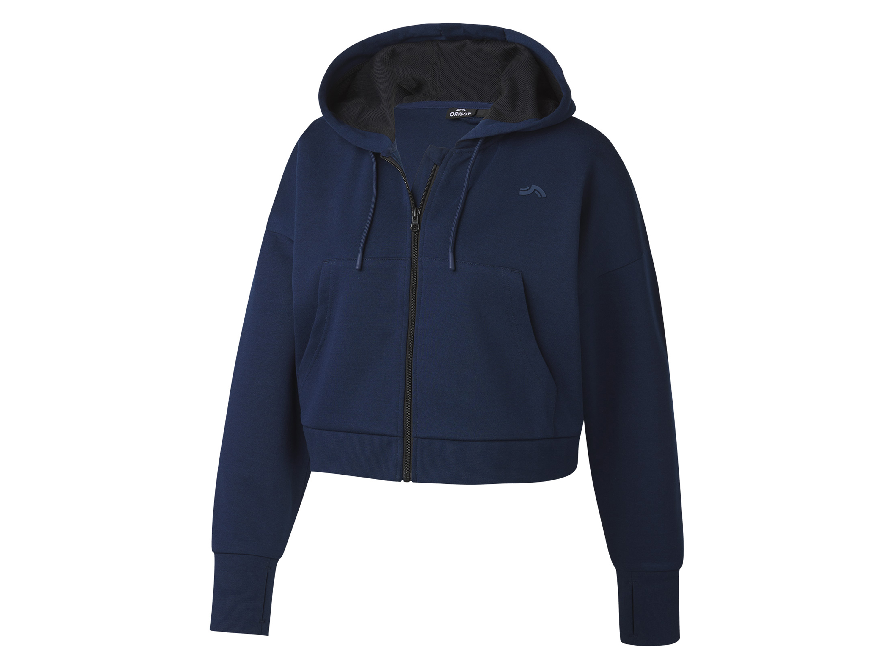 Crivit Bluza dresowa damska M 40/42, Granatowy