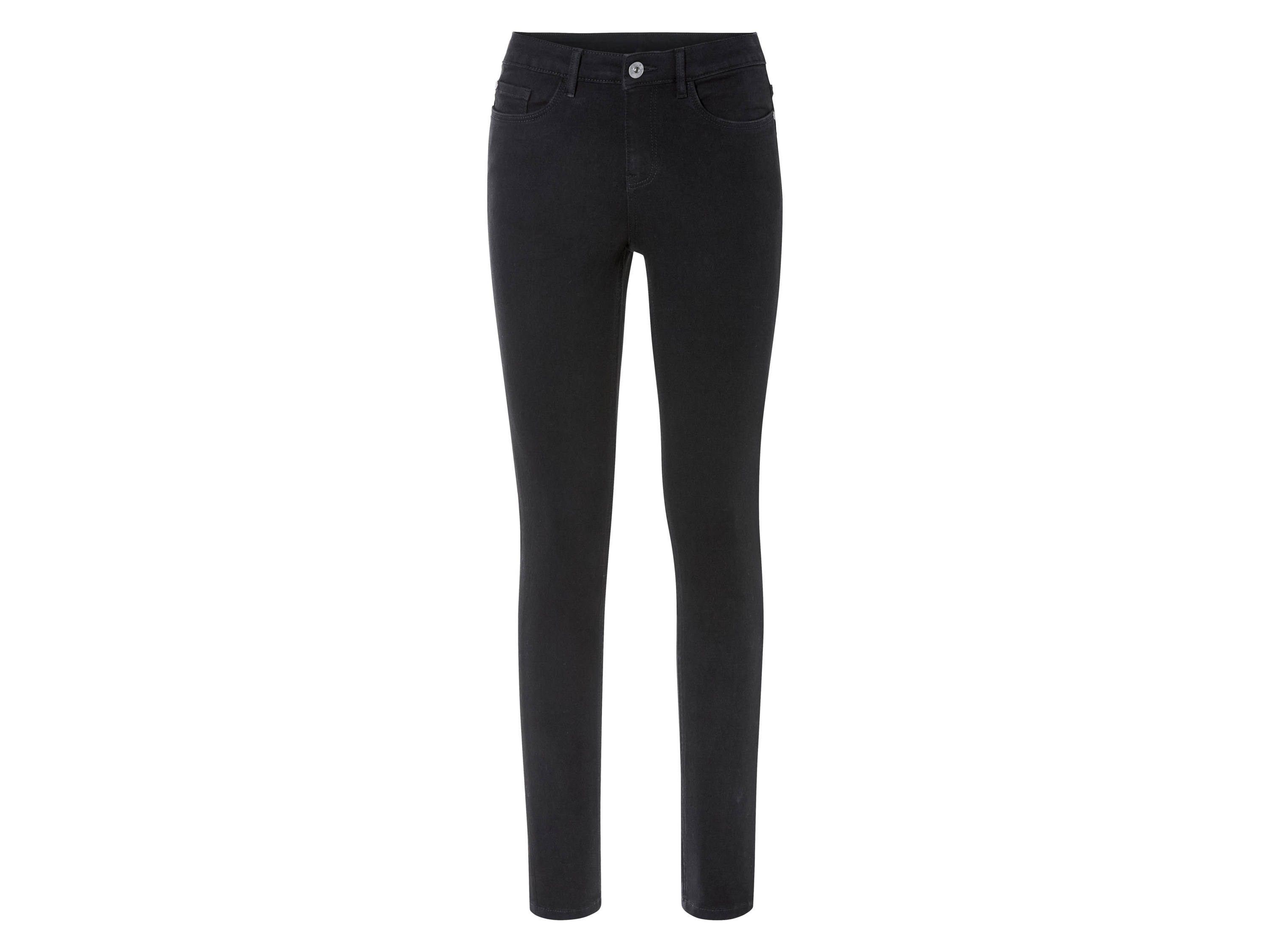 esmara Jeansy damskie super skinny fit Czarny, 34