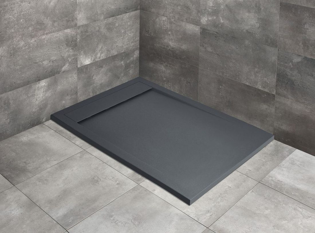 Darmowa Dostawa - Brodzik prostokątny 210x100 cm antracyt Radaway Teos F HTF21010064