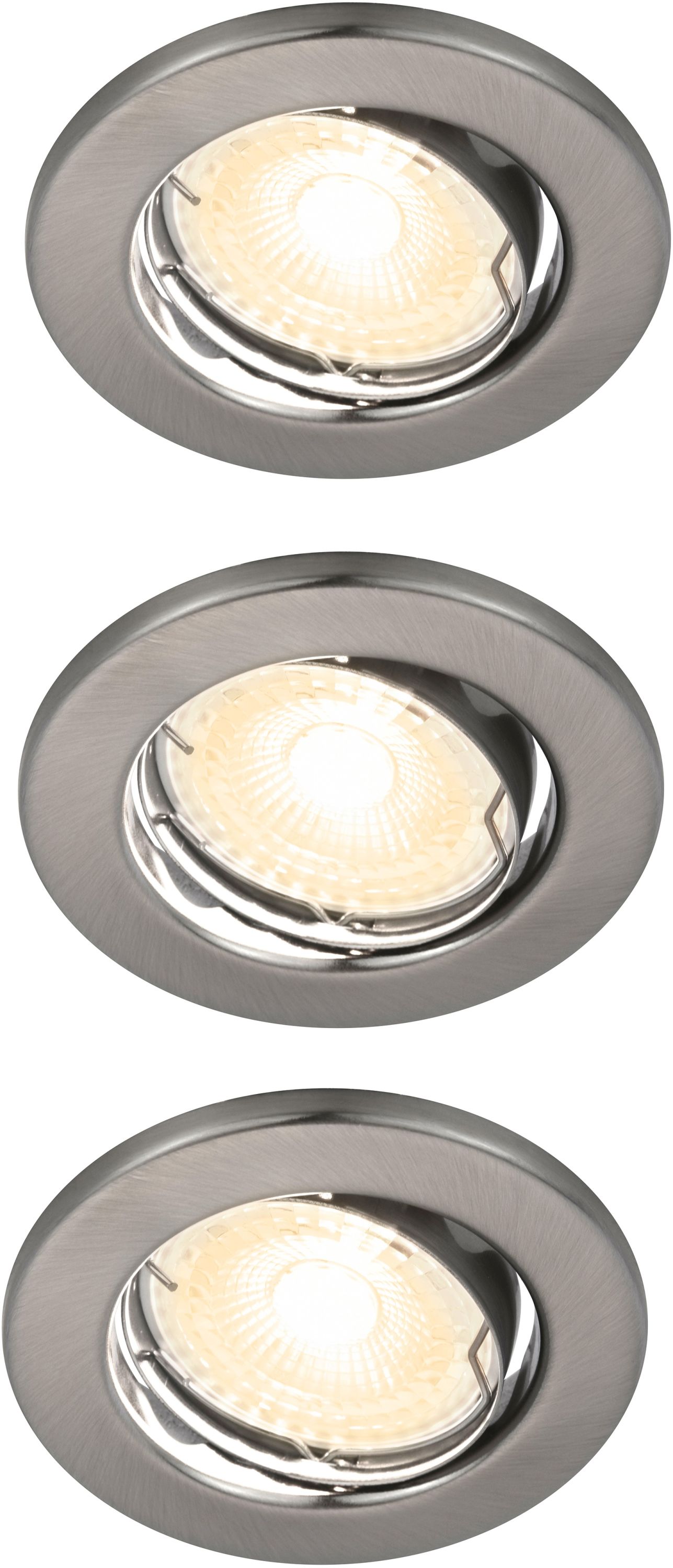 Darmowa Dostawa - Lampa do zabudowy 3x4.7 W nikiel Nordlux Canis 49330155