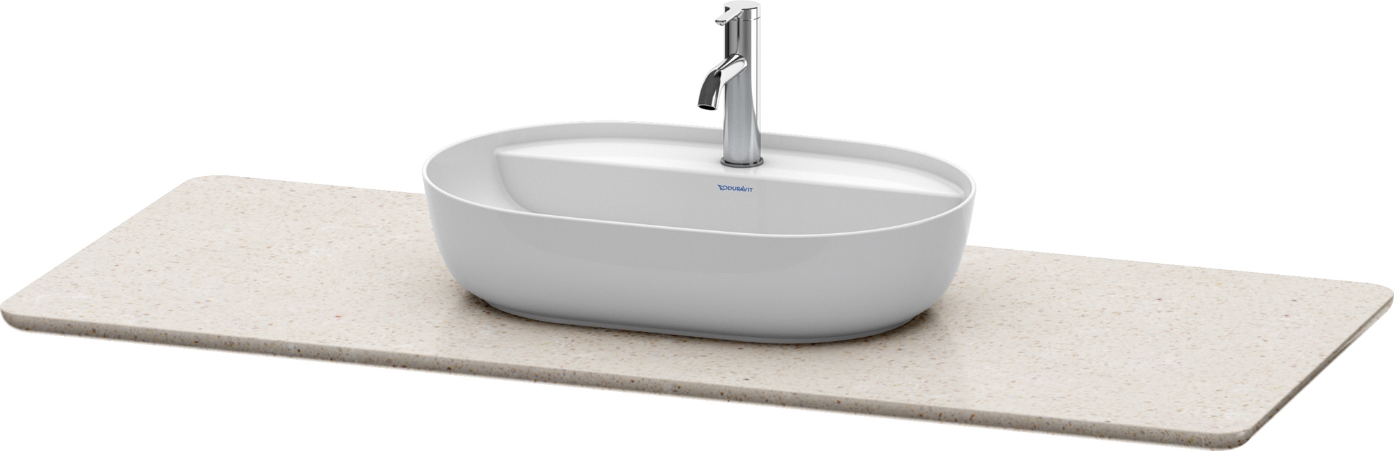 Darmowa Dostawa - Blat 138.8x59.5 cm piaskowy Duravit Luv LU946602525