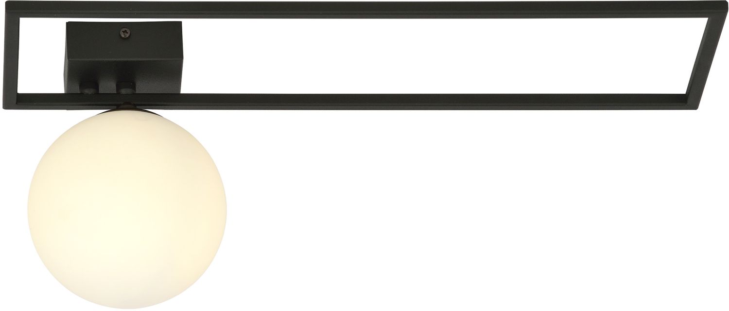 Darmowa Dostawa - Lampa podsufitowa 1x10 W czarna-opal Emibig Imago 11301B