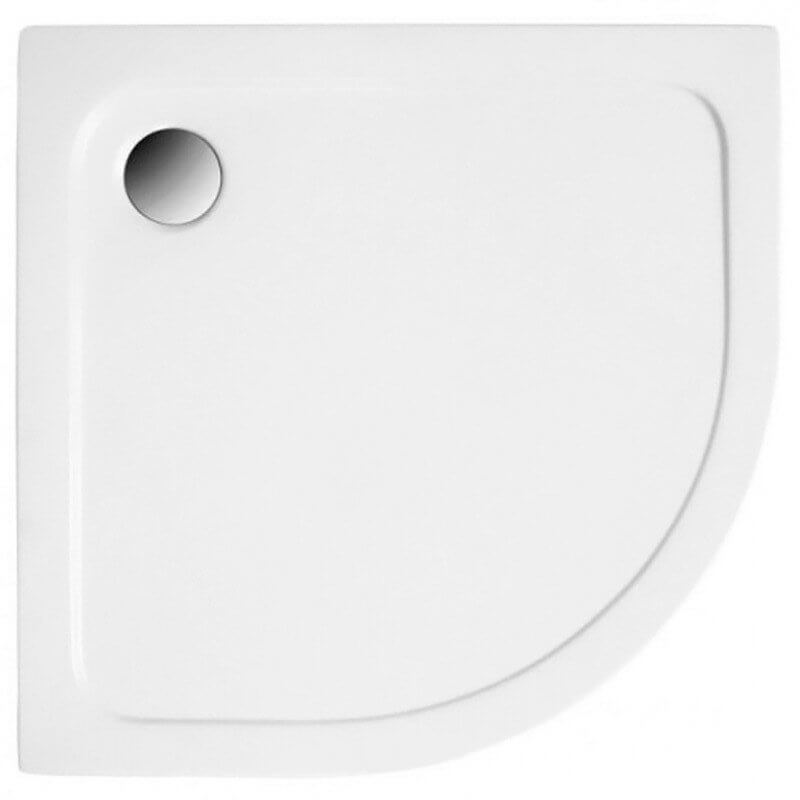 Darmowa Dostawa - Brodzik półokrągły 90x90 cm Polimat Standard 00781