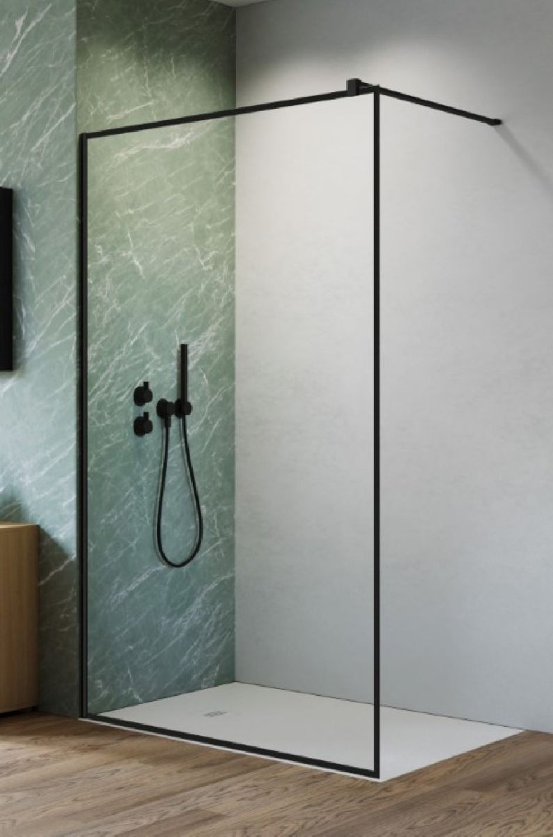 Darmowa Dostawa - Ścianka prysznicowa 90 cm Radaway Nes Black Walk-In II 100130905456