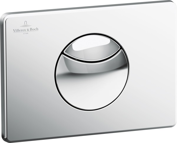 Darmowa Dostawa - Przycisk spłukujący do wc chrom błyszczący Villeroy & Boch ViConnect 92248561