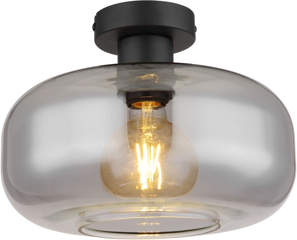 Darmowa Dostawa - Lampa podsufitowa 1x40 W czarny Globo Lighting Giuseppe 15566D