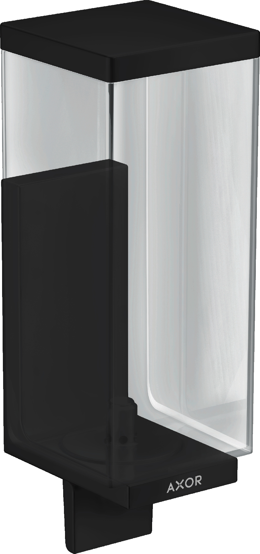Darmowa Dostawa - Dozownik do mydła 600 ml czarny Axor Universal Rectangular 42610670