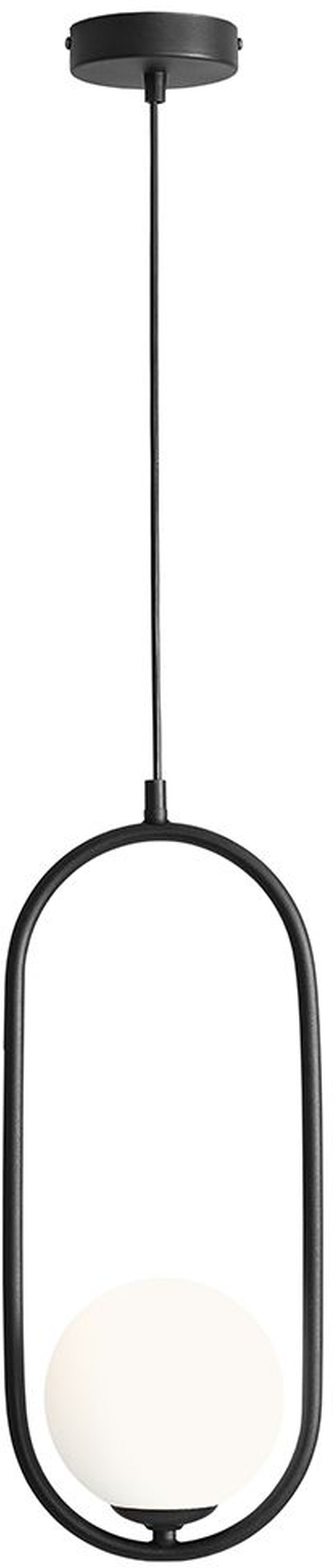 Darmowa Dostawa - Lampa wisząca 1x40 W czarna Aldex Riva 1086G1