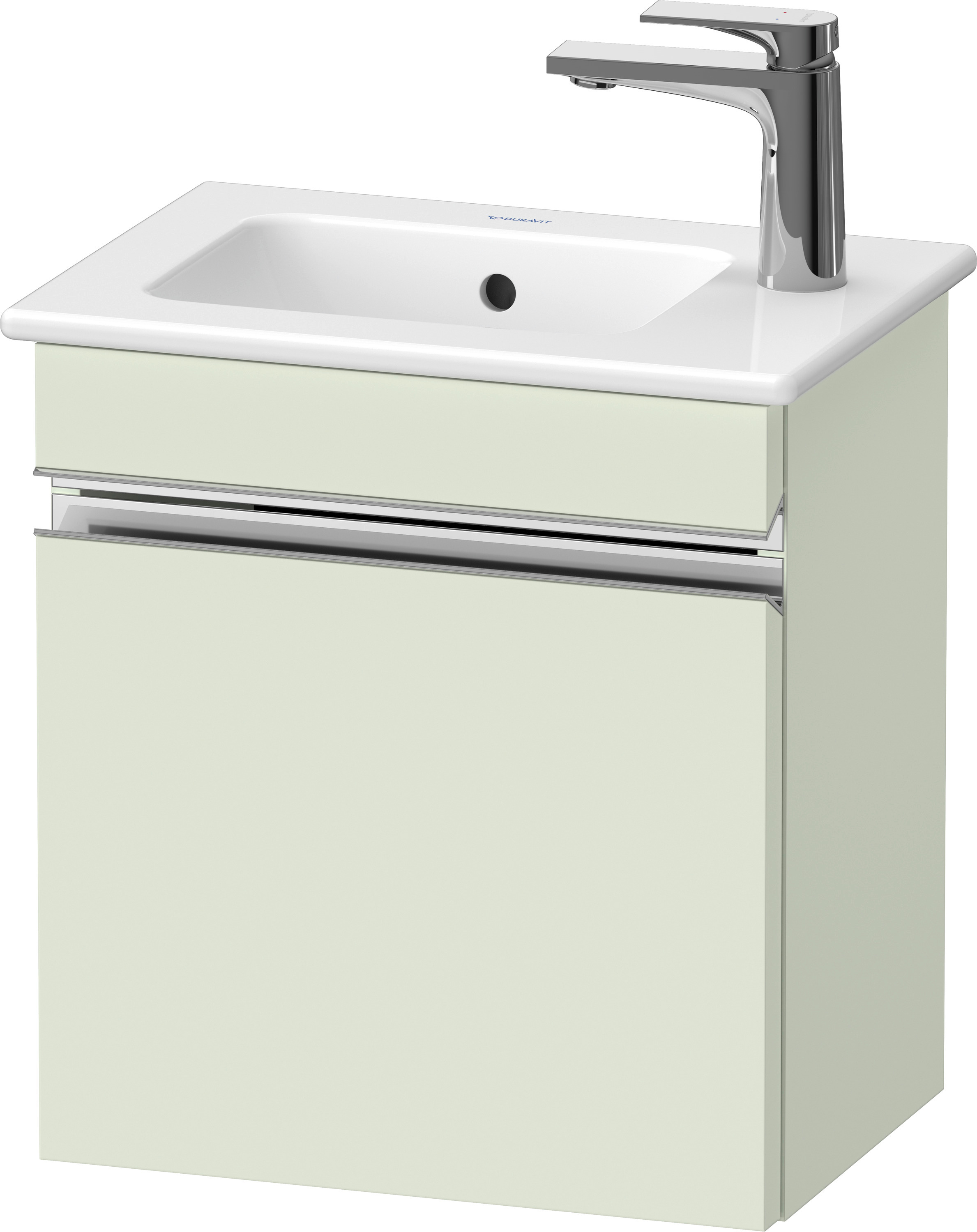 Darmowa Dostawa - Szafka 40x28.7x44.3 cm podumywalkowa wisząca zielona-chrom Duravit Sivida SV4642L10HH0000